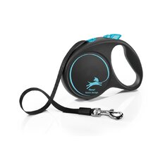 Vodítko Flexi Black Design L páska 5 m modré (do 50 kg)